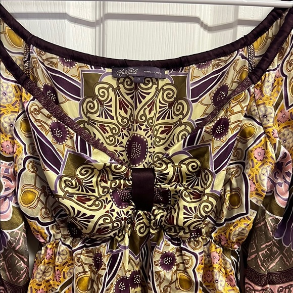 Hale Bob 100% Silk Bohemian Women's Top - Picture 5 of 7